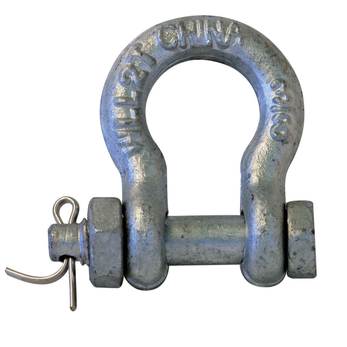 Safety Shackles with bolt, nut and cotter pin