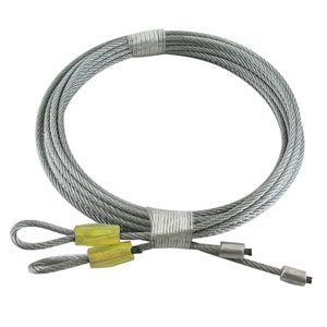 1 / 8 X 138 7X7 GAC Garage Door Torsion Lift Cables - Yellow