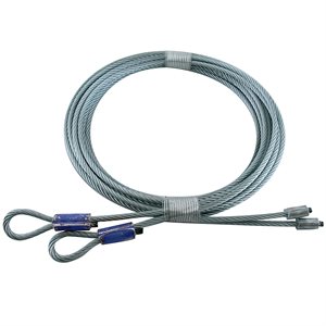 1 / 8 X 114 7X19 GAC Garage Door Torsion Lift Cables - Blue