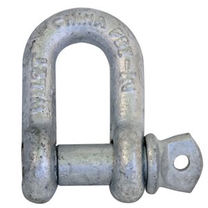 1 / 2 Galvanized Screw Pin Chain Shackle